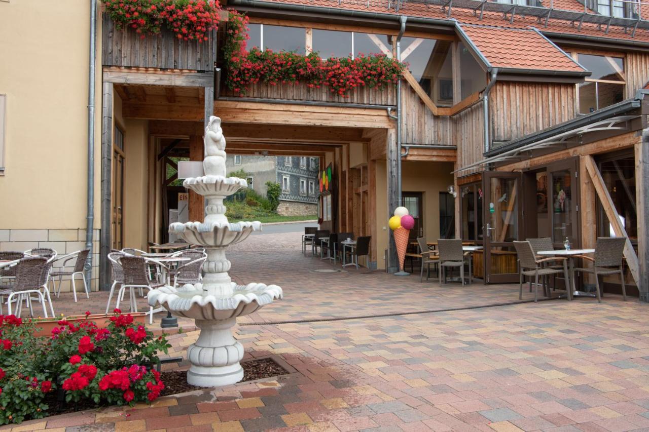 Pension-Cafe-Libelle Elxleben bei Arnstadt Kültér fotó