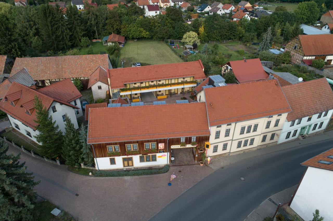 Pension-Cafe-Libelle Elxleben bei Arnstadt Kültér fotó