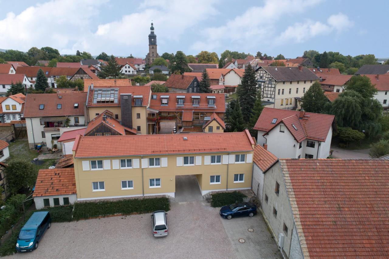Pension-Cafe-Libelle Elxleben bei Arnstadt Kültér fotó
